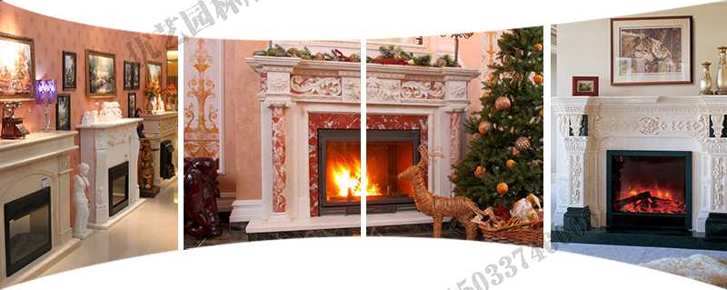 歐式壁爐架實(shí)景，大理石壁爐架定制，石雕壁爐架工廠