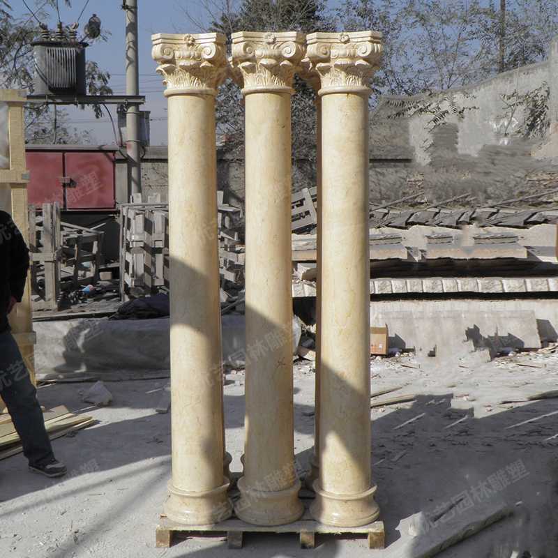 大理石羅馬柱，石材羅馬柱